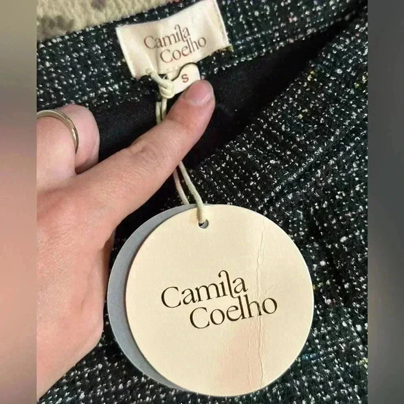 NWT Camila Coelho Vanessa Pant in Black Small - Picture 8 of 9